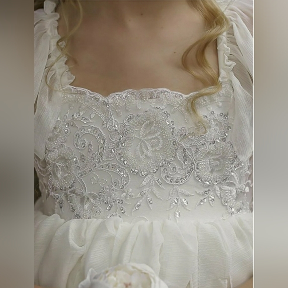 DOLLCAKE limited edition frothy frock Ivory DRESS 4 5 6 7 8 10 - Picture 4 of 12